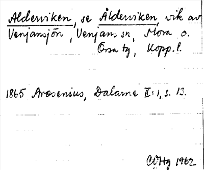 Bild på arkivkortet för arkivposten Alderviken, se Ålderviken