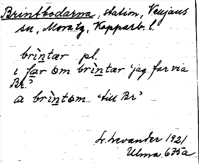 Bild på arkivkortet för arkivposten Brintbodarna