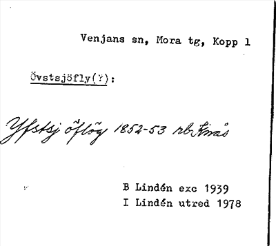 Bild på arkivkortet för arkivposten Övstsjöfly(?)