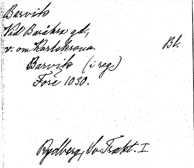 Bild på arkivkortet för arkivposten Barvik