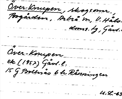 Bild på arkivkortet för arkivposten Över-Knupen