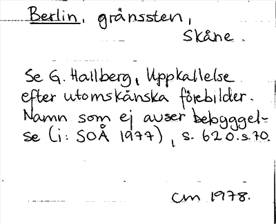 Bild på arkivkortet för arkivposten Berlin