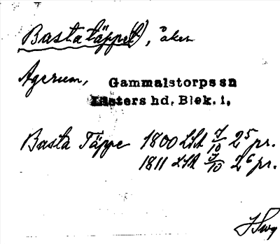 Bild på arkivkortet för arkivposten Bastatäppe(t)