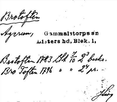 Bild på arkivkortet för arkivposten Brotoften