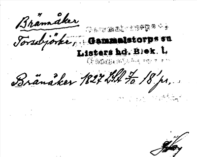 Bild på arkivkortet för arkivposten Bränaåker