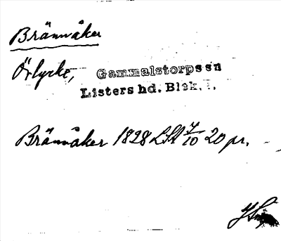 Bild på arkivkortet för arkivposten Brännåker