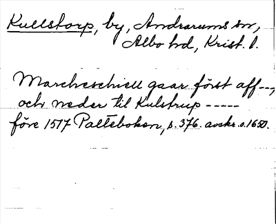 Bild på arkivkortet för arkivposten Kullstorp