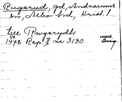 Bild på arkivkortet för arkivposten Rugerud
