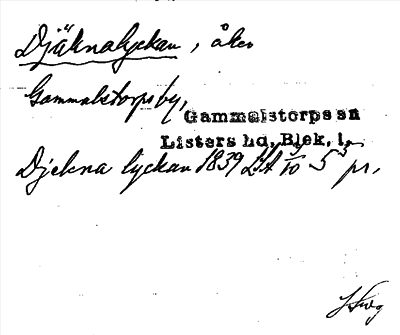 Bild på arkivkortet för arkivposten Djäknalyckan