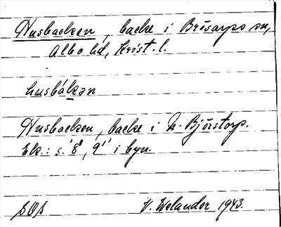 Bild på arkivkortet för arkivposten Husbacken