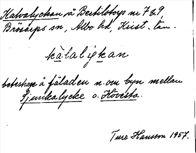 Bild på arkivkortet för arkivposten Kalvalyckan