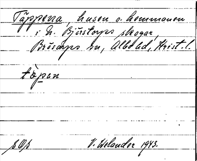 Bild på arkivkortet för arkivposten Täppena