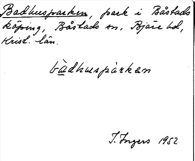 Bild på arkivkortet för arkivposten Badhusparken