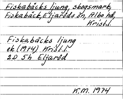 Bild på arkivkortet för arkivposten Fiskabäcks ljung