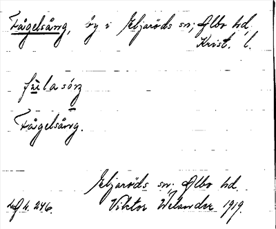 Bild på arkivkortet för arkivposten Fågelsång
