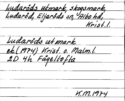 Bild på arkivkortet för arkivposten Ludaröds utmark