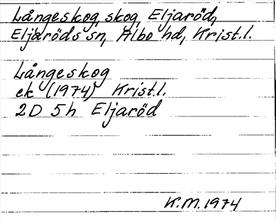 Bild på arkivkortet för arkivposten Långeskog