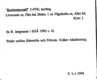 Bild på arkivkortet för arkivposten »Bockerøtzstaff»