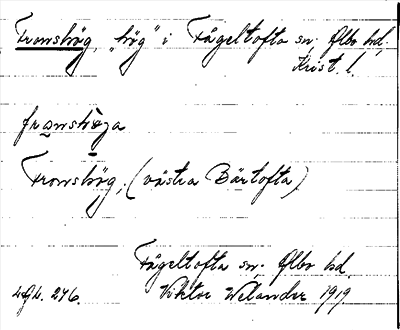 Bild på arkivkortet för arkivposten Fronshög