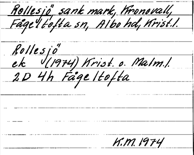 Bild på arkivkortet för arkivposten Rollesjö