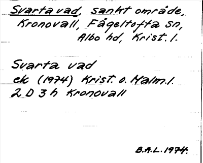 Bild på arkivkortet för arkivposten Svartavad