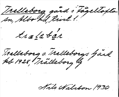 Bild på arkivkortet för arkivposten Trelleborg