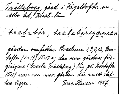Bild på arkivkortet för arkivposten Trälleborg