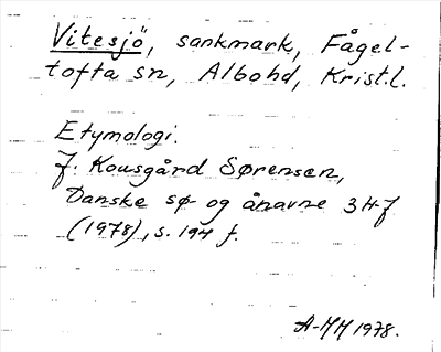 Bild på arkivkortet för arkivposten Vitesjö