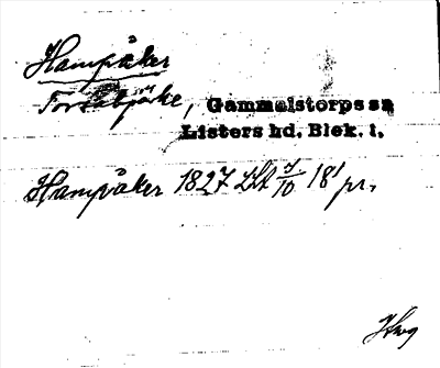 Bild på arkivkortet för arkivposten Hampåker
