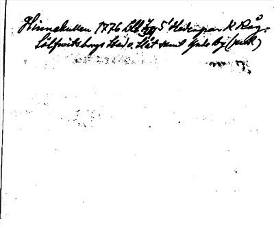Bild på baksidan av arkivkortet för arkivposten Hinnekullen
