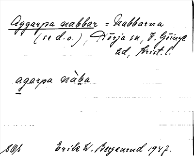 Bild på arkivkortet för arkivposten Aggarpa nabbar