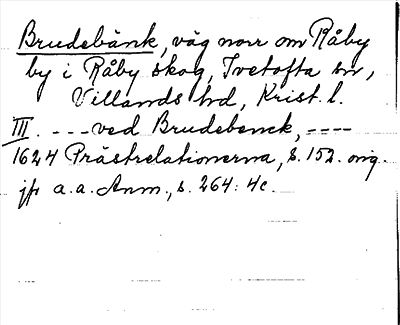Bild på arkivkortet för arkivposten Brudebänk