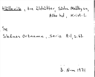 Bild på arkivkortet för arkivposten Hällevik