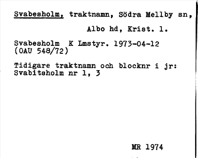 Bild på arkivkortet för arkivposten Svabesholm