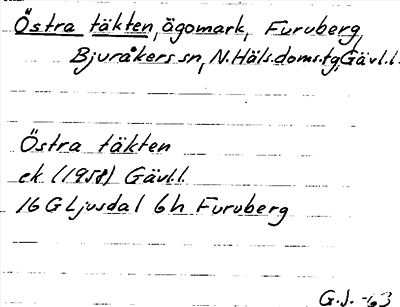 Bild på arkivkortet för arkivposten Östra täkten