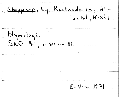 Bild på arkivkortet för arkivposten Skepparp