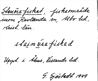 Bild på arkivkortet för arkivposten Stenörafisket