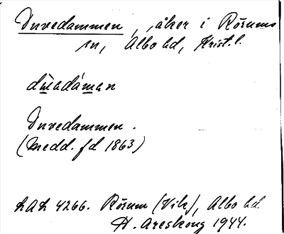 Bild på arkivkortet för arkivposten Duvedammen