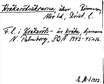 Bild på arkivkortet för arkivposten Kråkerödsåkrarna