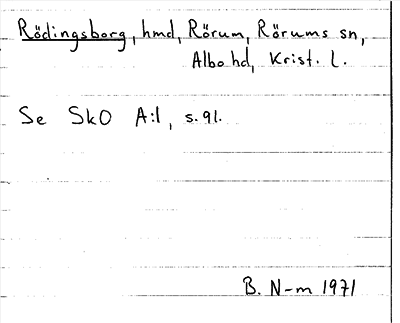 Bild på arkivkortet för arkivposten Rödingsborg