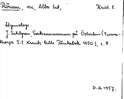 Bild på arkivkortet för arkivposten Rörum