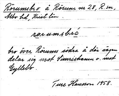 Bild på arkivkortet för arkivposten Rörumsbro