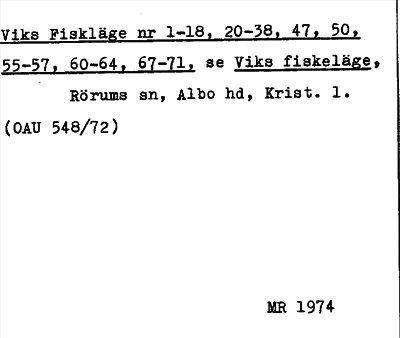 Bild på arkivkortet för arkivposten Viks Fiskläge, se Viks fiskeläge