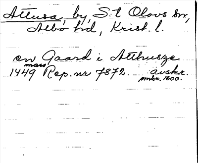 Bild på arkivkortet för arkivposten Attusa