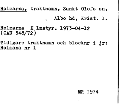 Bild på arkivkortet för arkivposten Holmarna