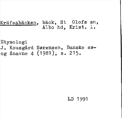 Bild på arkivkortet för arkivposten Kräfsabäcken