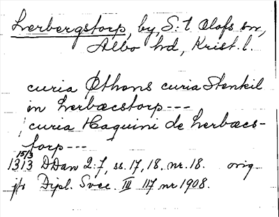 Bild på arkivkortet för arkivposten Lerbergstorp
