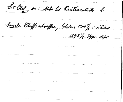 Bild på arkivkortet för arkivposten Sankt Olof