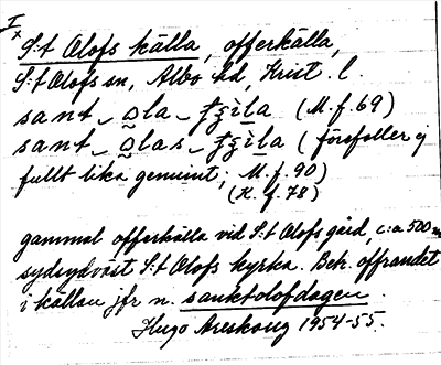 Bild på arkivkortet för arkivposten Sankt Olofs källa