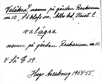 Bild på arkivkortet för arkivposten Valåkra